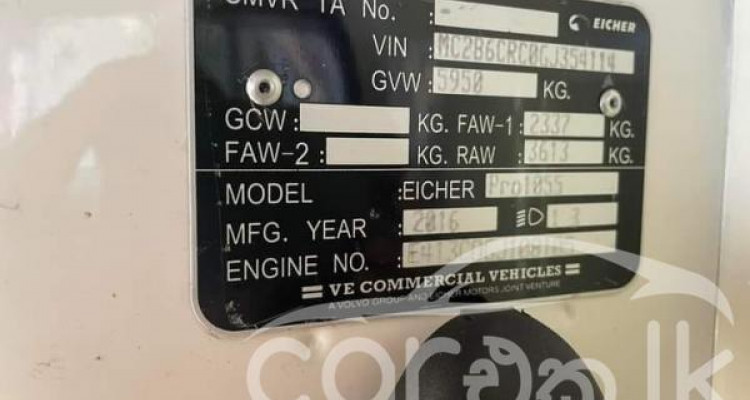 EICHER PRO 1055 2016