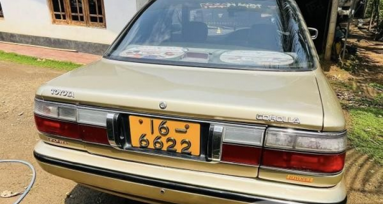 TOYOTA COROLLA 1989